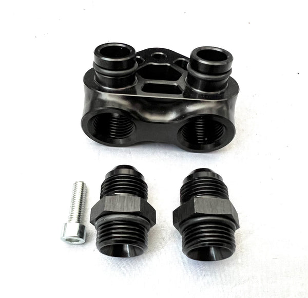 Domiworks 8HP Oil Cooler Adapter — BMW N57 & B58