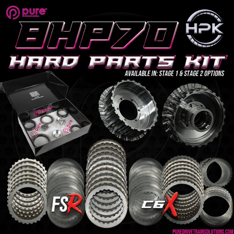 Pure Hard parts kit Stage 2 8HP (1400HP / 1632NM)