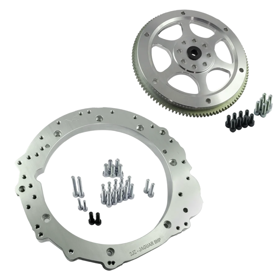 PMC Motorsport - Adapter Toyota JZ 1JZ 2JZ - ZF 8HP Jaguar Land Rover (6-bolt torque converter)