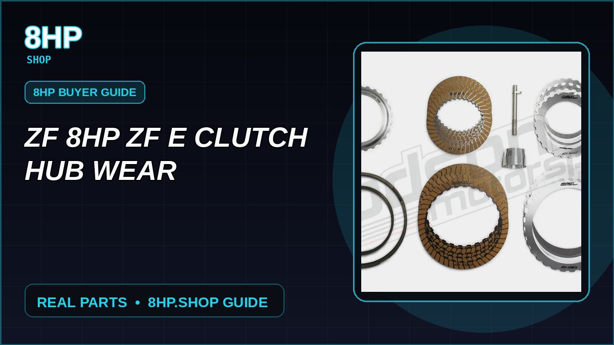 ZF 8HP Zf E Clutch Hub Wear