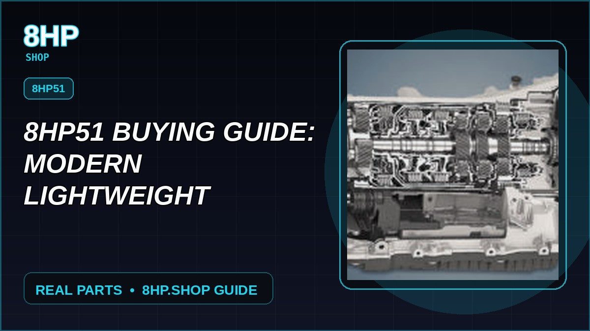 Guide d'achat 8HP51 : une option de swap 8 vitesses moderne et légère