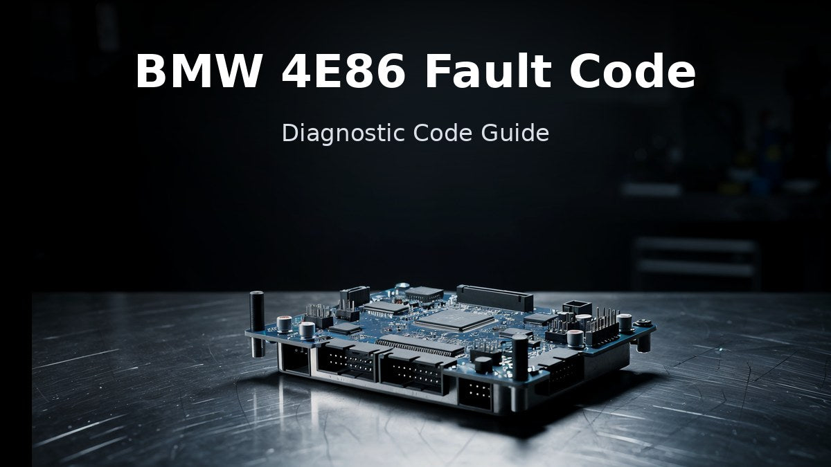 BMW 4E86 Fehlercode: Bedeutung & Diagnose-Prüfungen