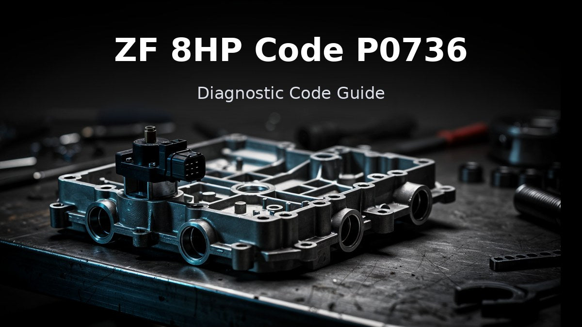 Código ZF 8HP P0736: guía de relación incorrecta en 4ª