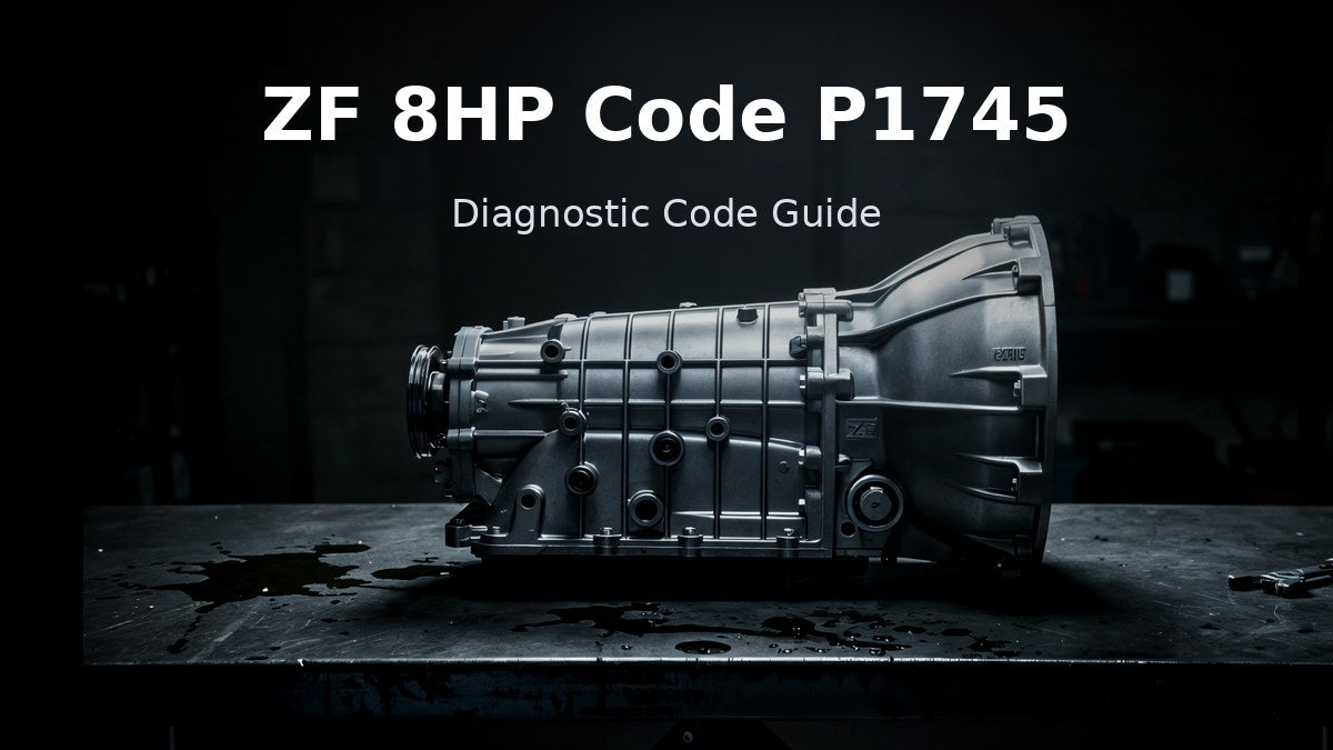 Código de error ZF 8HP P1745